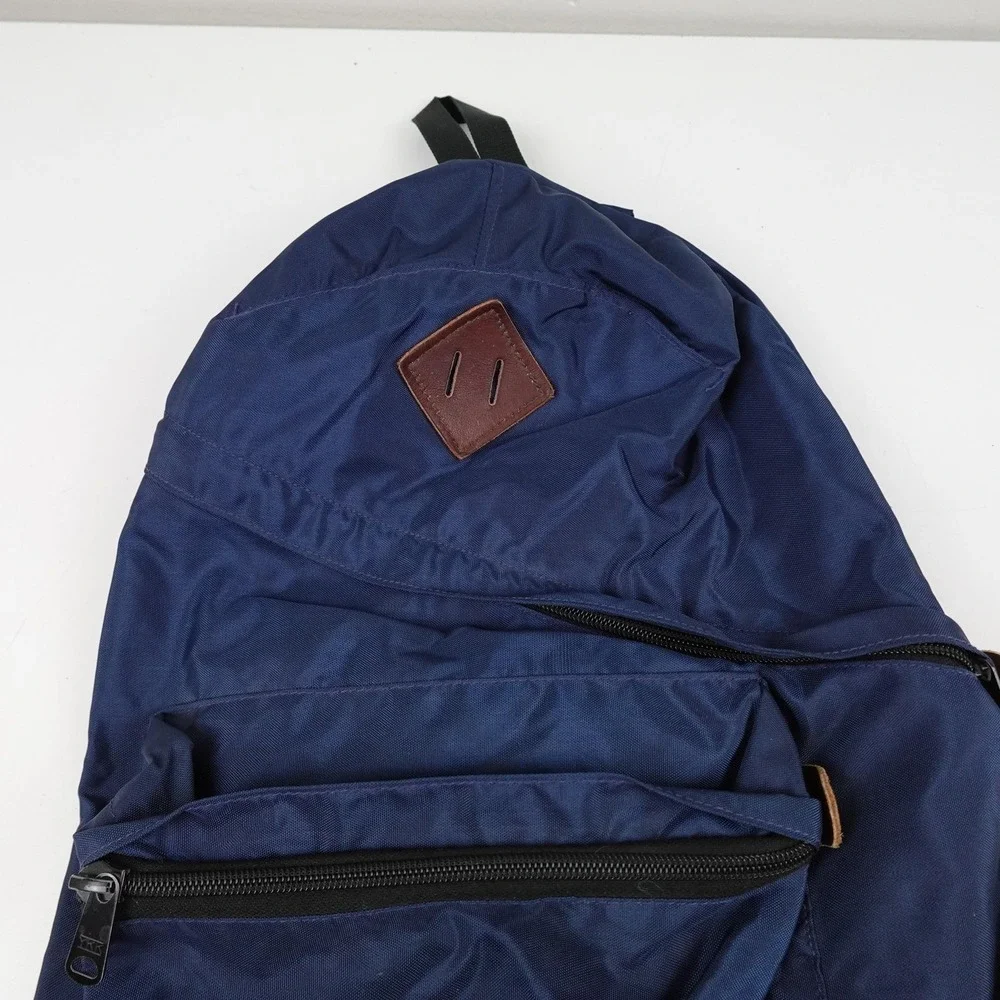 Vintage Holubar Ruck Sack Backpack Blue Nylon Daypack Adjustable Straps